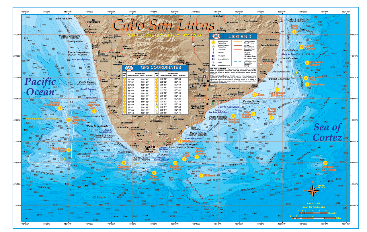 Sea Of Cortez Depth Chart